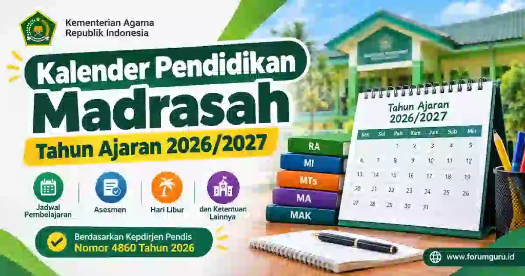 Kalender Pendidikan Madrasah Tahun Ajaran 2026/2027