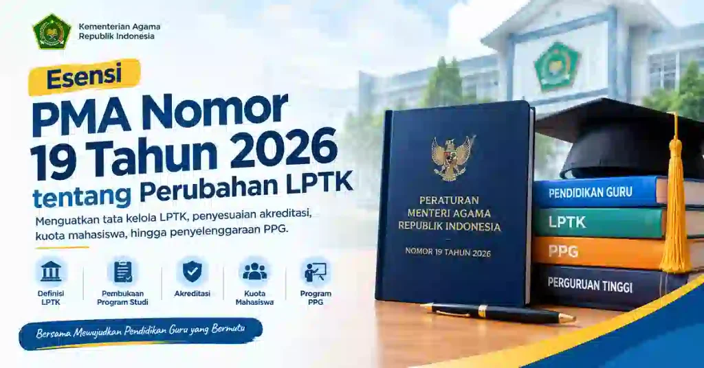 PMA Nomor 19 Tahun 2026 tentang Perubahan LPTK